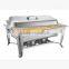 Retangular stainless steel warmer dish/buffet chafing warming dish /Restaurant chafing dish