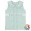 Adorable Doll Collar Girls Shirts Wholesale Baby Girl Birthday Tops Latest Design Girls Top