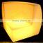 Colorful Rechargeable Lighting LED Plastic sofa with remote control