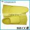 Hotselling yellow silicone mermaid tail swim shoes from China manufacture