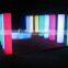 Plastic rechargeable luminous night club outdoor pillar/club light