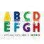 Educational toy children plastic letter blocks toy