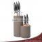 8pcs High Quality Kitchen Paring Knife Set with Crystal Block