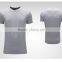 V Neck Fashion Tee Sportswear White Plain Dyed Man Blank Custom Embroidery T-Shirt
