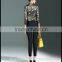 latest western long sleeve lapel print shirt design for women