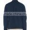 botton front design navy blue custom jacket for men made in China factory