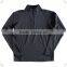 Men's Black Performance Half-Zip Pullover Jacket Raglan Sleeve Pullover Jersey Dry Fit Moisture Wicking Running Top Sports Wear