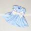 Lovely Kids Clothing Wholesale Baby Girl Plain Pink Flutter Sleeve Girls Birthday Dresses