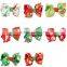 F40642A Christmas Decoration Colorful Ribbon Cute Bobby Pins