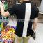 2016 fashion custom 100 cotton two color polo shirt with double pocket