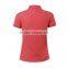 Hot Sale Custom New Design Collar Blank Plain Polo T Shirts For Women