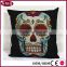 design backrest skull cuddle pillow cover