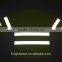 ENISO 20471 High Vis yellow heat-applied reflective tape round neck wholesale security t-shirt