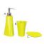 3pcs Bathroom Set - Soap Pump/Rinse Cup/Soap Dish