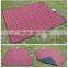 Custom Plaid waterproof fleece rug, Portable picnic blanket traget for Camping, Studio