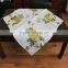 Handmade Fancy Polyester Embroidery Floral Table Linen