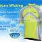 Sublimation printing mositure wicking short sleeve cycling jersey