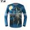 Wholesale Cheap Long Sleeves Printed Sublimation t Shirts T-shirt Printing