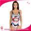 Women Sexy Printing one-piece swimming suit