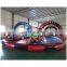 inflatable track playgroud/track with floor sport game