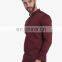 New arrival man shirt custom maroon color shirt adult ruffle raglan shirt high quality dress shirt man wholesale