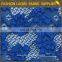 kutuke burnt-out polyester/cotton solid lace for all ladies' garment accessories