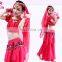 ET-136 Arabic practice children girls belly dance wear clothes 4pcs/2pcs suit