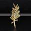 exquisite gold leaf bookmark