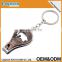 Promotional high quality lovely custom toe nail clipper keychain