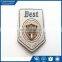 High Quality Embossed Metal Leather Patches For Jeans