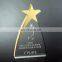 2016 customized design Star acrylic trophy,acrylic star award