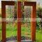 Corten Steel Rain Curtain Feature Waterfall