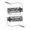 2X H3 80W Super Bright LED White Fog Tail Turn DRL Head Car Light L