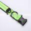 Best selling luminous pet collar reflective pet collar for outdoor