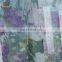 Wholesale linen polyester printing flower design home curtain