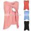 RTS  Maternity Nursing Wear Sleeveless Comfy Breastfeeding Clothes Breastfeeding Shirt