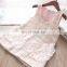 Autumn new special small fragrant wind sequined pocket check vest skirt girls skirt children's wear