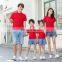 Family Parent child custom logo solid plain color cotton polyester short sleeve Kids polo t shirt