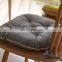 Home office dining outdoor floor cushion seat chair pad  Golden velvet fabric seat cushion