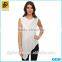 Knit Sportswear sleeveless Top plain t shirt design 2016