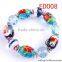 adjustable glass bead bracelet