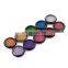 Hot sales colorful nail multi chrome pigment magic mirror powder