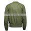 Unisex High Quality fashion design Winter Windproof plus size  green flight Bomber Jacket