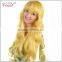 Curly Blond Synthetic Cosplay Wigs for Women