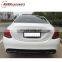 Newest arrival!w205 c63 pp rear diffuser with exhaust tips/muffler fit for c-class w205 c63