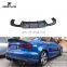 S3 Rear Bumper Diffuser Carbon Fiber for Audi S3 A3 8V Sedan 4-Door 2017-2019