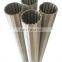 Stainless steel Johnson Wedge Wire Revolute Screen Tube