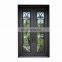 Traditional iron entry door safety door design with grill