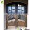 Main entrance wood double gate design solid exterior entry doors