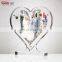 Magnetic Photo Block Heart Shape Acrylic Wedding Photo Frame